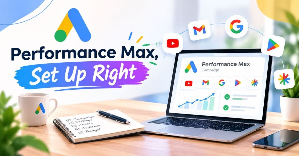Performance Max, Set Up Right